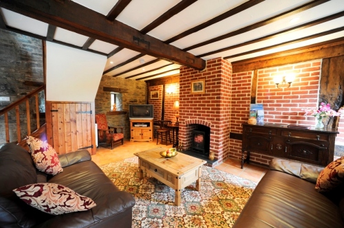 Shropshire Self-Catering Holiday Cottage Living Room